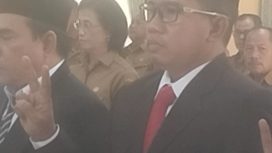 Foto : Yobby Sandra. Camat Katingan Tengah yang dilantik Bupati Sakariyas sebagai Kadis Lingkungan Hidup. Selasa 18 Maret 2023