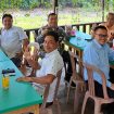 Foto. Ketua Komisi I DPRD Gumas Gumer bersama beberapa anggota DPRD lainnya usai studi banding di Kabupaten Katingan baru-baru ini.
