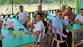 Foto. Ketua Komisi I DPRD Gumas Gumer bersama beberapa anggota DPRD lainnya usai studi banding di Kabupaten Katingan baru-baru ini.