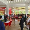 Bupati Katingan Sakariyas saat melantik beberapa pejabat dilingkup Pemda Katingan