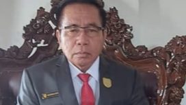 FOTO : Ketua (DPRD) Gunung Mas Akerman G Sahidar