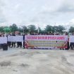 Foto: Aksi Demo Damai Masyarakat Desa Sabaung Kecamatan Marikit di Kajari Katingan
