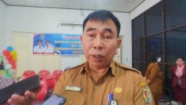 Foto : Elmon Sianturi. Kepala Dinas Sosial Kabupaten Katingan