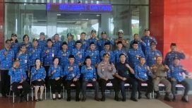 Bupati Katingan Sakariyas saat foto bersama kepala OPD dan Pejabat lainya dilingkup Pemda Katingan