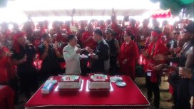 Foto : Panglima Jilah Saat rayakan HUT Ke-43 di Kasongan Kabupaten Katingan.