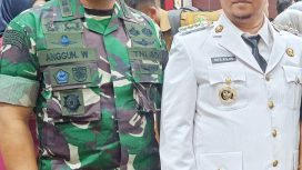 Foto : Letkol Inf. Anggun Wuriyanto, bersama Penjabat Bupati Katingan Saiful, yang dilantik Gubernur Kalteng Sugianto Sabran di Kantor Gubernur. Senin 25 September 2023 