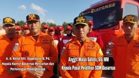 Kegiatan Penutupan Pelatihan yang dilaksanakan Kantor Basarnas Pencairan dan Pertolongan Palangkaraya di Kasongan Kabupaten Katingan.