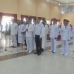 Pj Bupati Katingan Saiful saat melantik sejumlah Kepala Desa dan BPD dari 4 Kecamatan di Kabupaten Katingan. 