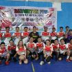 FOTO : Suasana saat foto bersama sebelum dimulainya pertandingan, di GOR Katingan Jaya Kasongan.