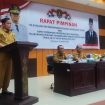 Pj Bupati Katingan. Saiful, saat membuka kegiatan Rapat Pimpinan Tepra dan Kordal di Aula Bappelitbang 