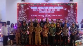Natal Bersama Korpri, TNI, Polri, PKK dan DWP Kabupaten Katingan
