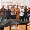 Wakapolda Brigjen Pol Muhamad Agung Budijono bersama Unsur Forkopimda Kabupaten Katingan Tinjau Gudang Logistik KPU