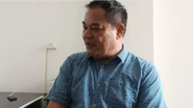 FOTO : Juru bicara Badan Anggaran (banggar) DPRD Gunung Mas Untung Jaya Bangas