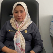 FOTO : Anggota DPRD Kabupaten Gunung Mas, Shariah.