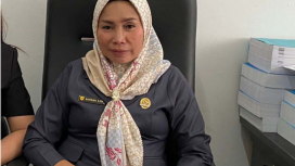 FOTO : Anggota DPRD Kabupaten Gunung Mas, Shariah.