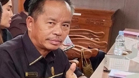 FOTO : Anggota DPRD Gunung Mas Polie L Mihing. 
