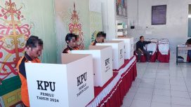 Suasana Pencoblosan di Lapas Kelas IIA Kasongan