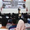 Pj Bupati Katingan Saiful saat memberikan Sambutan pada acara Bawaslu Kabupaten Katingan