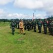 Pj Bupati Katingan Saiful. Saat memeriksa Pasukan saat Apel Pembukaan TMMD Imbangan 2024 di Desa Luwuk Kiri Kec. Tasik Payawan.