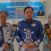 Penjabat Bupati Katingan Saiful di dampingi Kadis Pendidikan Feriso dan Bunda Paud, usai kegiatan Pengukuhan Bunda Paud Kecamatan dan Desa se-Kabupaten Katingan