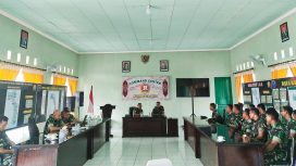 Tim Wasrik Post Audit Itdan XII/TPR saat berada di Kodim 1019 Katingan