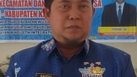 Penjabat Bupati Katingan. Saiful.