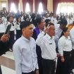 Pengambilan Sumpah Janji Jabatan 718 P3K Tenaga Guru dan Kesehatan di Lingkup Pemda Katingan.