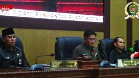 Nanang Suriansyah. Waket I DPRD Kabupaten Katingan Pimpin Sidang Paripurna Dalam Rangka Pidato LKPJ Bupati Katingan Tahun anggaran 2023