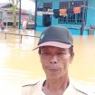 Tampak Banjir sedang menyelimuti rumah warga di RT-04 Kelurahan TTA, Kamis 7 Maret 2024.