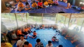 Suasana Ibadah Paskah GBI Eben Haezer Palangkaraya di Danum Bahandang