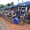 Puluhan Croser sedang ingin balap di sirkuit Antang Sakti Kurun, Minggu (05/05/2024) siang.
