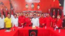 Nanang Suriansyah Ketua DPD Golkar Kabupaten Katingan daftar di PDI-P sebagai Bakal Calon Bupati 