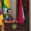 Marwan Susanto. Ketua DPRD Kabupaten Katingan saat mewakili DPRD Se-Kalimantan Tengah menyampaikan Sambutan di BPK-RI Perwakilan Kalimantan Tengah  