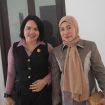 Anggota DPRD Gumas Sahriah (kanan) dan koleganya Cici Susilawati