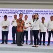Sakariyas saat menerima Rekomendasi dari DPP Perindo yang diserahkan Ketua Harian Nasional I Angela Tanoesoedibjo Senin 1 Juli 2024