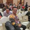 Pj Bupati Gumas Herson B. Aden saat menghadiri kegiatan rakernas ke-16 di Jakata, Rabu (10/07/2024) kemarin.