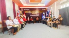 Suasana Pendaftaran Calon Kepala Daerah di Komisi Pemilihan Umum Kabupaten Katingan