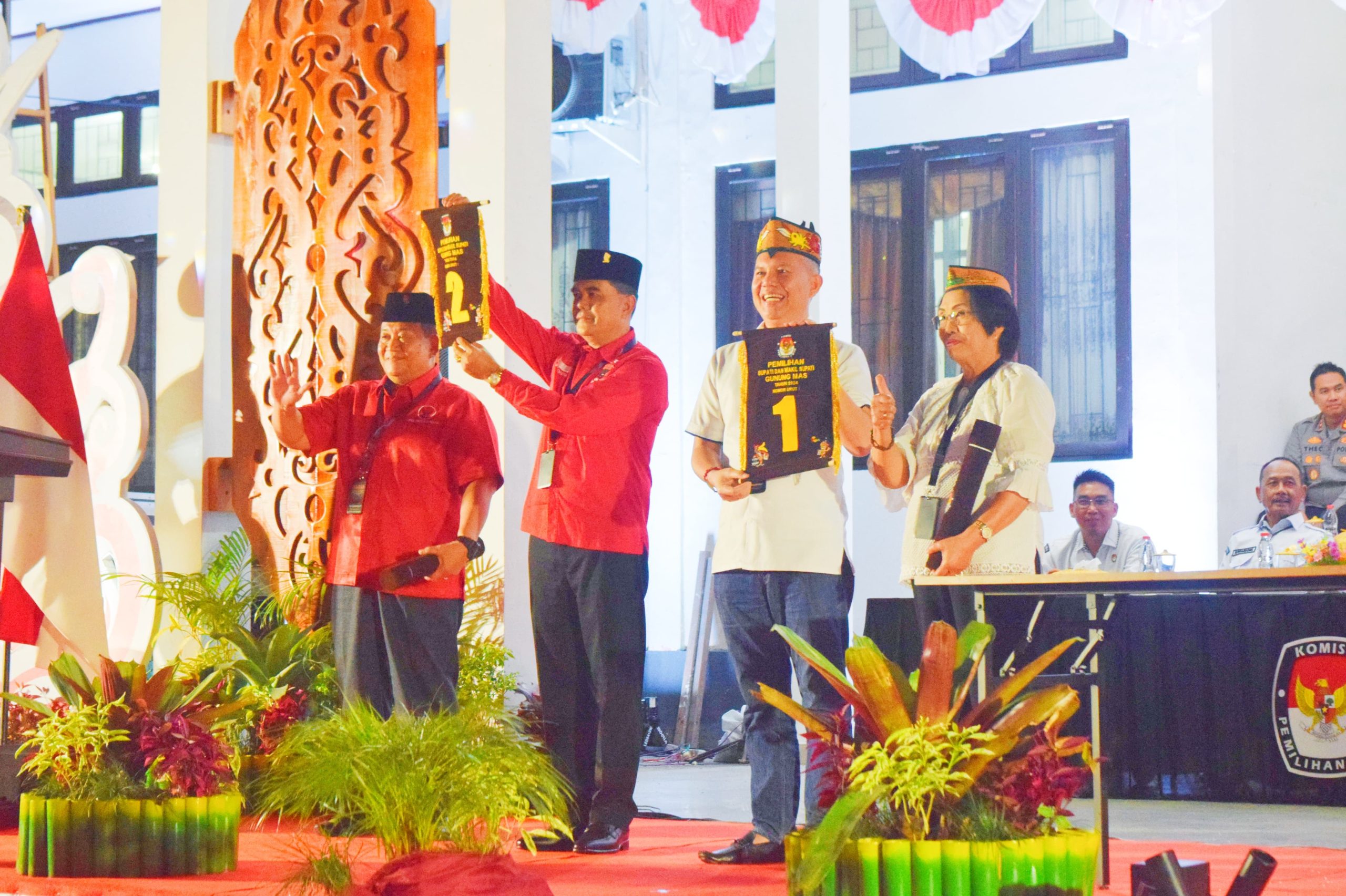 Nomor Paslon Bupati dan Wakil Sah! Ini Nomor, Kedua Paslon di Gumas