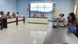 FOTO : Kepala Diskominfostandi Katingan Wim, saat kegiatan penyusunan arsitektur SPBE.