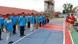 Petugas Lapas Kelas IIB Muara Teweh saat memberikan arahan bagi WBP Tamping. 