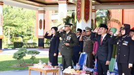 FOTO : Dandim 1019/Katingan Letkol Inf Sulkifli mengikuti Upacara Peringatan Hari Pahlawan tahun 2024.