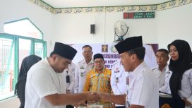 Kadivpas Kanwil Kemenkumham Provinsi Kalimantan Tengah Tri Saptono Sambudji saat Pembukaan Pesantren di Lapas Kelas IIB Muara Teweh