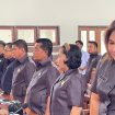 Kalangan DPRD Gumas sedang serius mengikuti rapat paripurna dewan di kantor dewan setempat, Senin (11/11/2024).