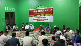 FOTO : Suasana Kegiatan Doa Bersama di Mushola Kodim 1019/ Katingan setempat, Jumat 6 Desember 2024