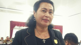 FOTO : Anggota DPRD Gumas Rayaniatie Djangkan. 