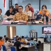 FOTO : Pj Sekda Katingan Deddy Ferras, dan jajaran saat mengikuti rapat koordinasi secara daring program MBG.
