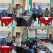 FOTO : Pj Bupati Katingan Sutoyo dan Kapolres Katingan AKBP Chandra Ismawanto, saat penandatangan NPHD.