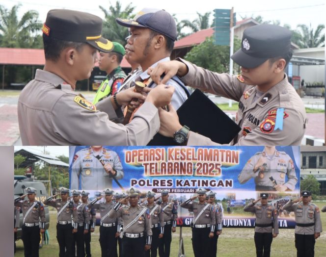 
					FOTO : Kapolres Katingan AKBP Chandra Ismawanto, pimpin Apel Pasukan Operasi Telabang 2025 di halaman Mapolres setempat.