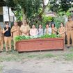 FOTO : Staf Ahli Bupati Katingan Bidang Kesejahteraan Masyarakat dan SDM, Imanuel saat kegiatan GPM di Lapangan Gagah Lurus Kasongan. 