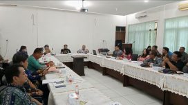 FOTO : Kegiatan rapat di Dinas Perkimtan Katingan.
